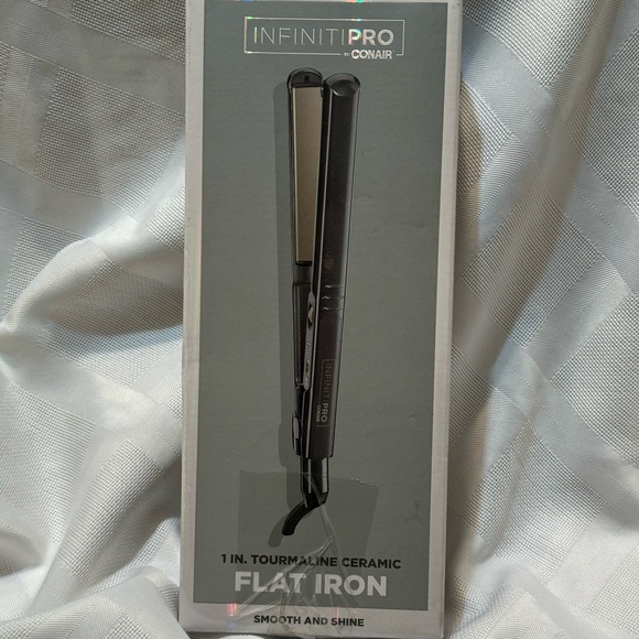 NIB INFINITIPRO BY CONAIR 1’ Tourmaline Ceramic Flat Iron - Picture 7 of 8